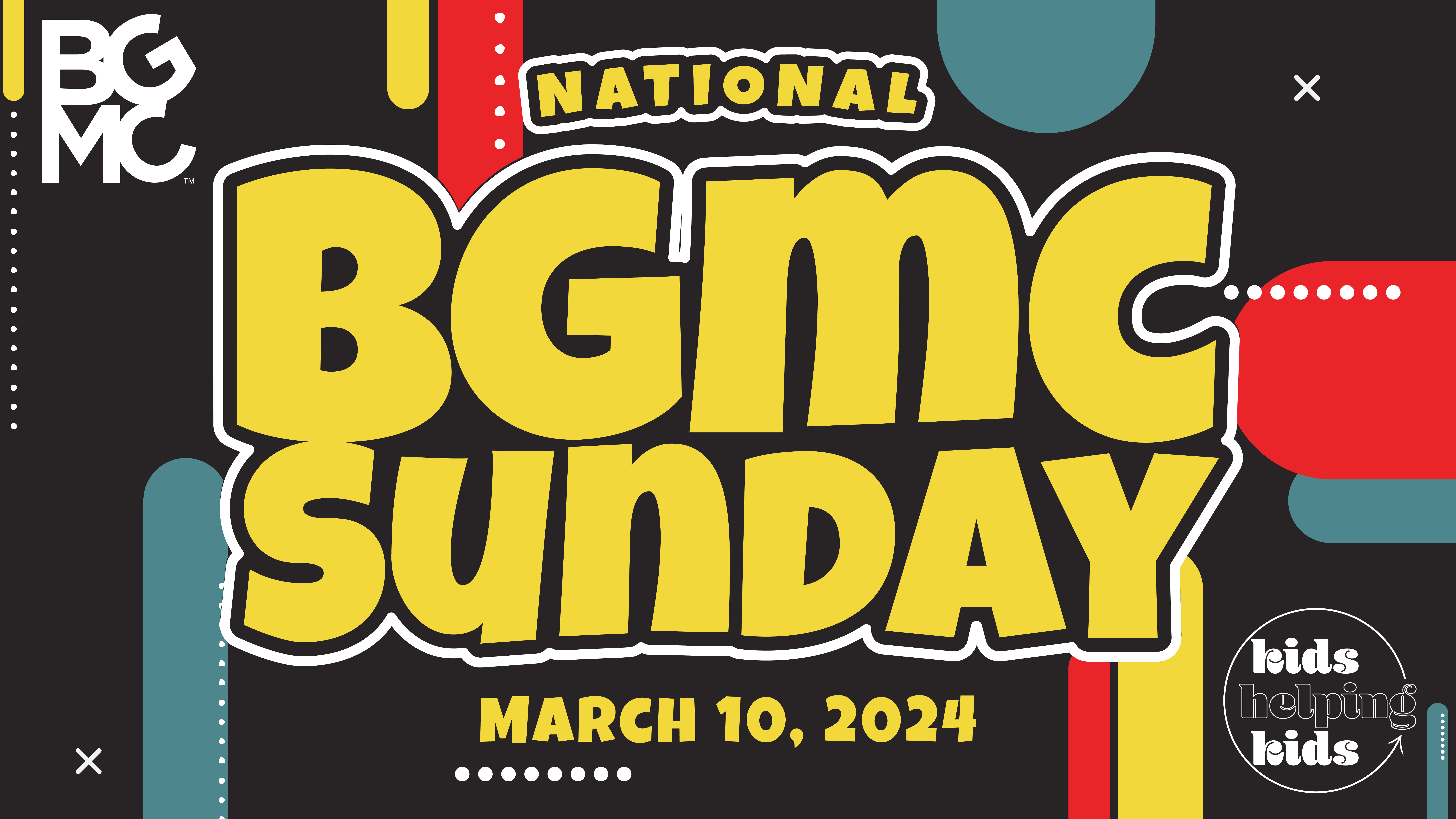BGMC Sunday (March) Ideas